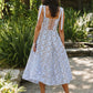 Grace midi Sundress in Blue