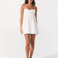 Reba broderie mini Dress in white