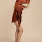 Single Shoulder Draped Dress