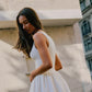 Noelle Bubble Mini dress in White
