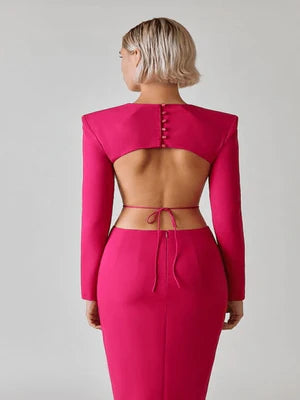 Azale Blossom Midi Dress