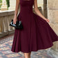 Pavlina Midi Dress in Maroon
