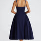 Pavlina Midi Dress in Maroon