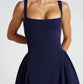 Pavlina Midi Dress in Maroon
