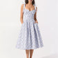 Grace midi Sundress in Blue