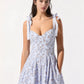 Grace midi Sundress in Blue